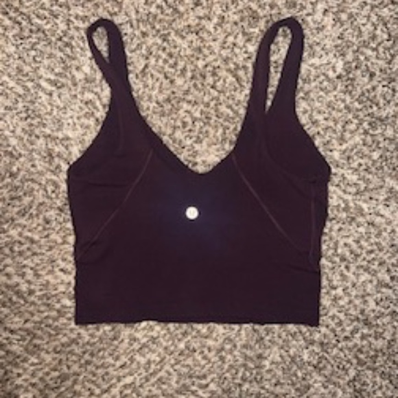 lululemon align tank in goodnight plum, size 4 - Picture 3 of 3
